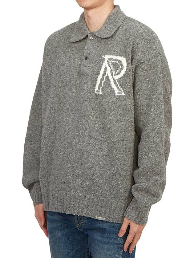 Representant Men's Collar Knit MH3014 GRAY - REPRESENT - BALAAN 3