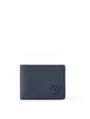 Multiple LV Leather Halfwallet Navy - LOUIS VUITTON - BALAAN 2