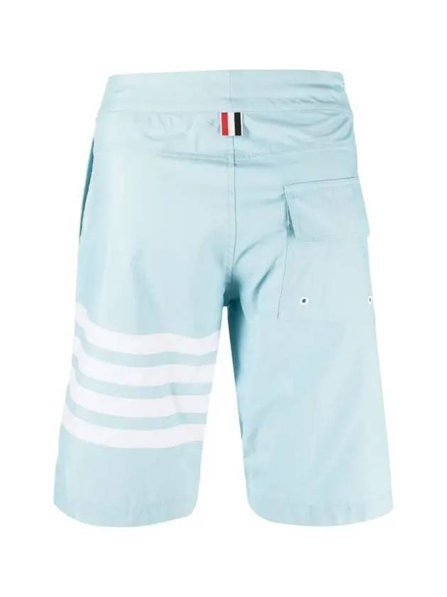 Men's Diagonal Drawstring Swim Shorts Pants Light Blue MTT029A 07538 460 - THOM BROWNE - BALAAN 3