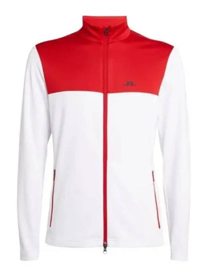 Banks Mid Layer Zip-Up Jacket Cherry White - J.LINDEBERG - BALAAN 2