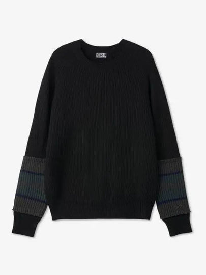 K leaf knit black A067400BIAE9XX - DIESEL - BALAAN 2