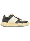 Wayne OG Sole VC Leather Low Top Sneakers Black - MIHARA YASUHIRO - BALAAN 1