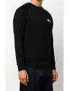 Monochrome Fox Head Patch Classic Sweatshirt Black - MAISON KITSUNE - BALAAN 5