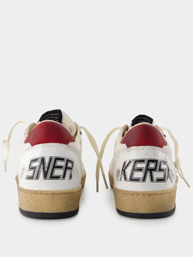 Ball Star Sneakers - Golden Goose Deluxe Brand - Leather - White - GOLDEN GOOSE - BALAAN 3