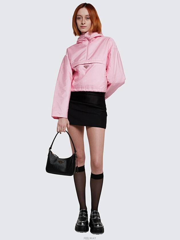 Re-Nylon Blouson Jacket Pink - PRADA - BALAAN 3