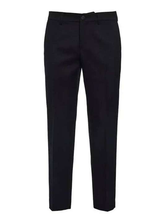 Milano Compact Gabardine Wool Straight Pants Blue - GOLDEN GOOSE - BALAAN 2