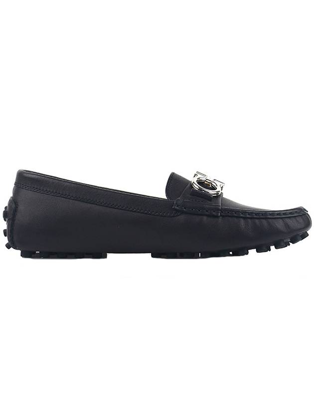 Salvatore Vera Gancini Driving Shoes Black - SALVATORE FERRAGAMO - BALAAN.