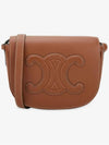 Folco Cuir Triomphe Calfskin Cross Bag Tan - CELINE - BALAAN 3