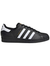 Men's Superstar Low Top Sneakers Core All Black - ADIDAS - BALAAN 2