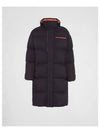 Logo Light Re-Nylon Down Padded Jacket Black - PRADA - BALAAN 2