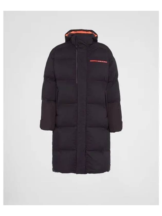 Logo Light Re-Nylon Down Padded Jacket Black - PRADA - BALAAN 2