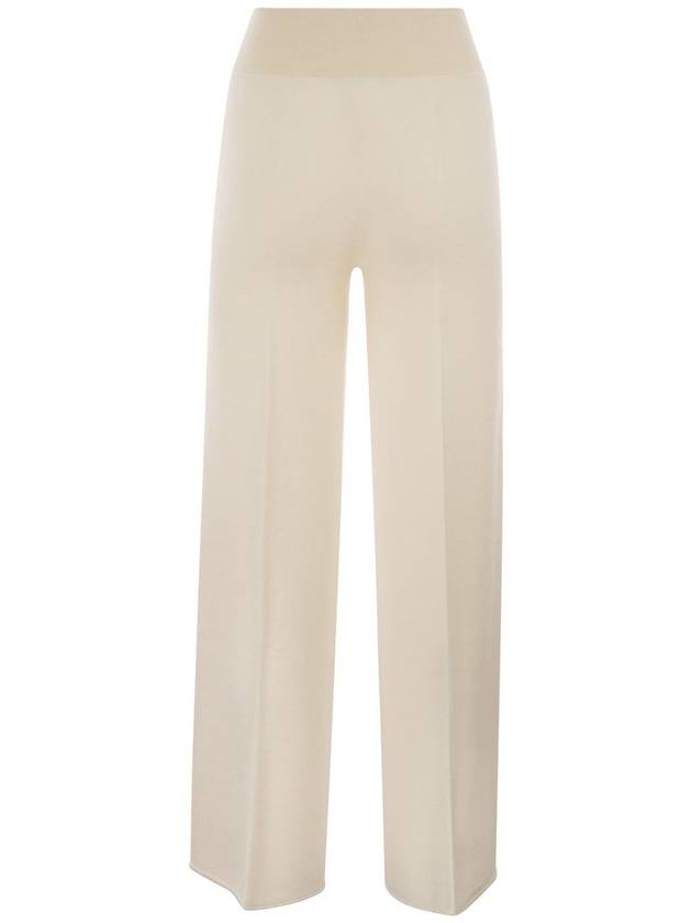 TWIST - Cashmere wide-leg trousers - VANISE - BALAAN 2