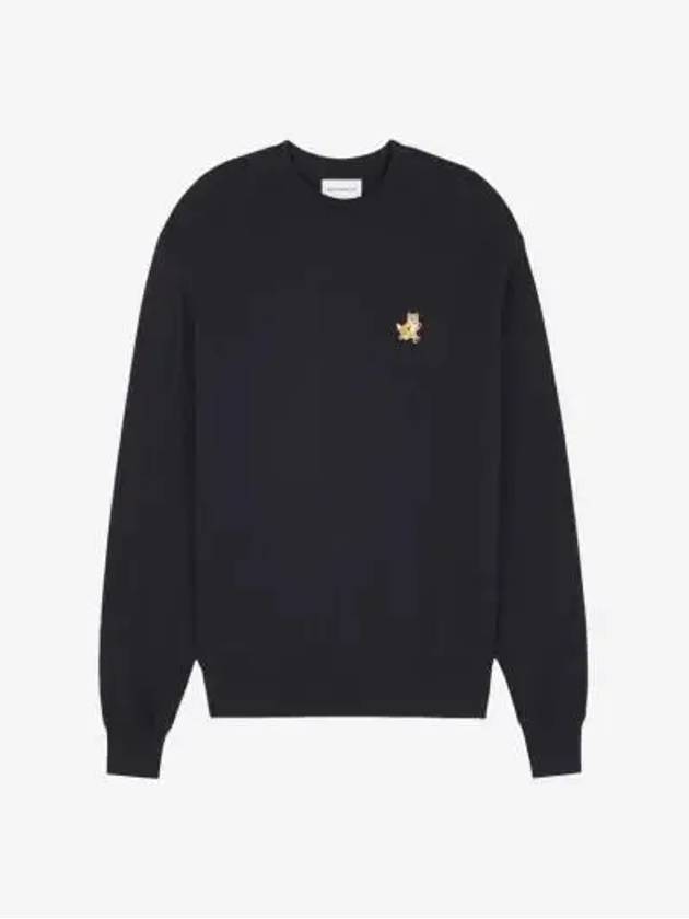 Fox Cotton Sweatshirt Black - MAISON KITSUNE - BALAAN 3