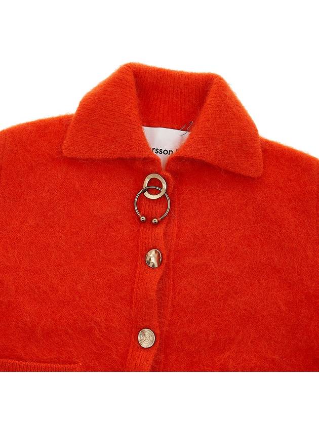 Hailey Hairy Mini Knit Jacket Red - ANDERSSON BELL - BALAAN 7