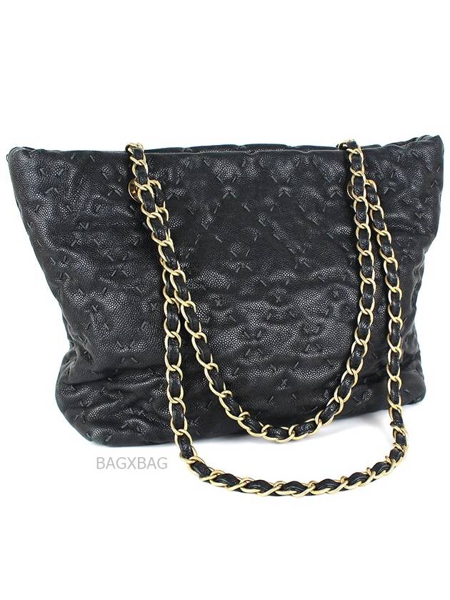 CH Season Wild Stitch Shoulder Bag Black CH42BG068 - CHANEL - BALAAN 3