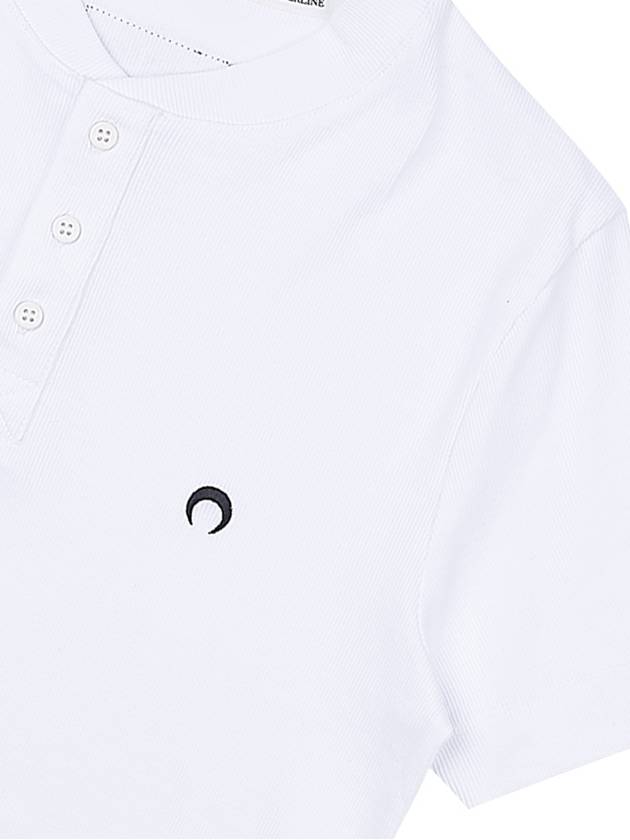 Moon Logo Short Sleeve TShirt T364M JERCO002101 - MARINE SERRE - BALAAN 4