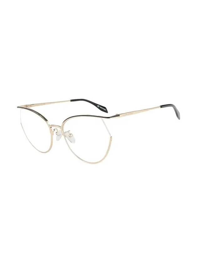 Eyewear Cat Eye Metal Eyeglasses Gold - ALEXANDER MCQUEEN - BALAAN 4