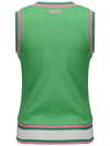 C23SVT005W Striped Vest Green - CHUCUCHU - BALAAN 2