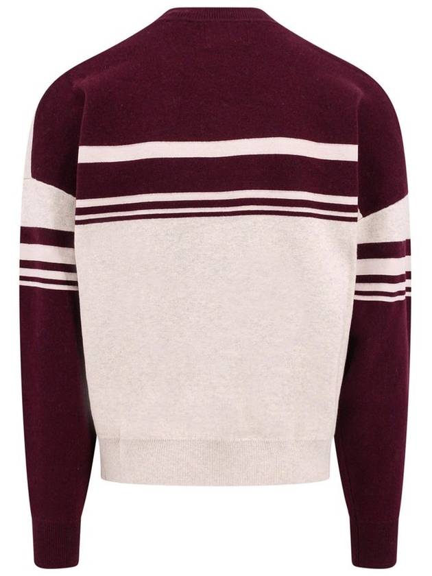 Colby Logo Knit Top Dark Plum - ISABEL MARANT - BALAAN 3