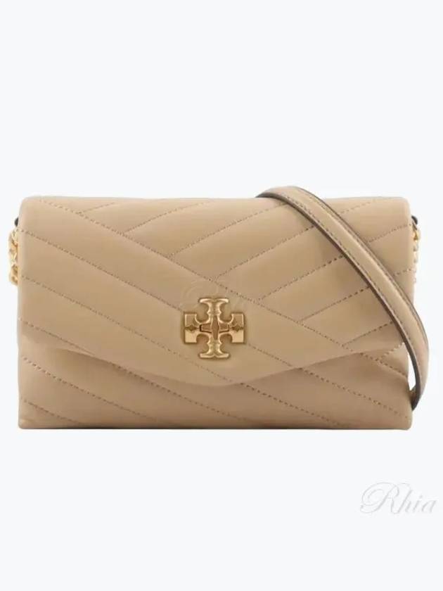 Kira Chevron Chain Long Wallet Desert Dune - TORY BURCH - BALAAN 2