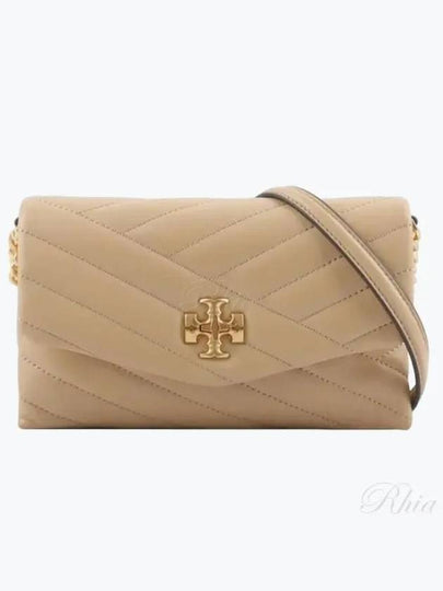 Kira Chevron Chain Long Wallet Desert Dune - TORY BURCH - BALAAN 2