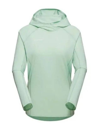 Women's Selun FL Sun Hoodie Mint - MAMMUT - BALAAN 2