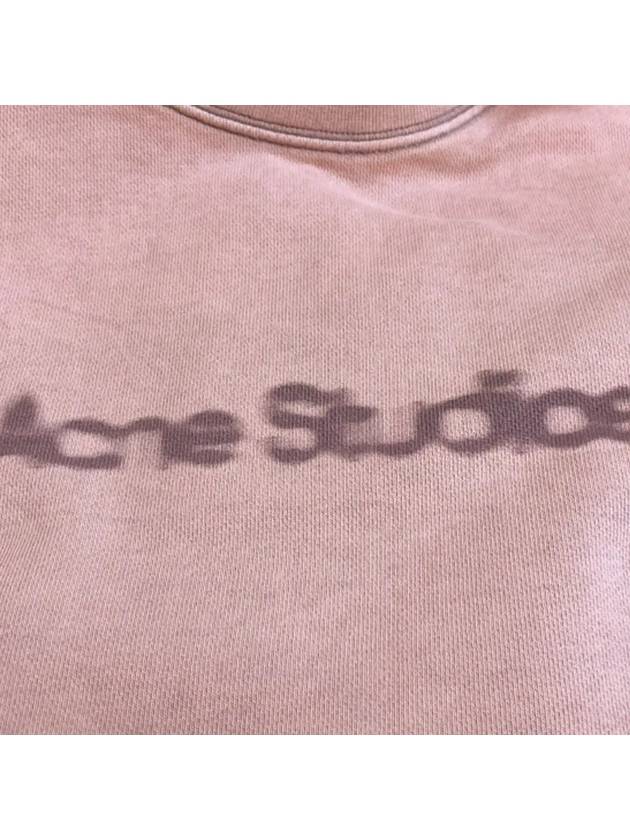 Blurred Logo Sweatshirt Faded Purple - ACNE STUDIOS - BALAAN 5