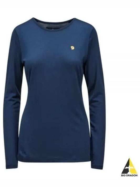 Women s Bergtagen Thin Wool Long Sleeve Mountain Blue 89886570 LS W - FJALL RAVEN - BALAAN 2