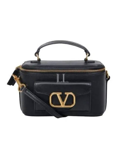 V Logo Signature Mini Bag Black - VALENTINO - BALAAN 2