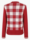 Drew Women s Jacquard Cardigan DF47KC02 RED - DRUH GOLF - BALAAN 2