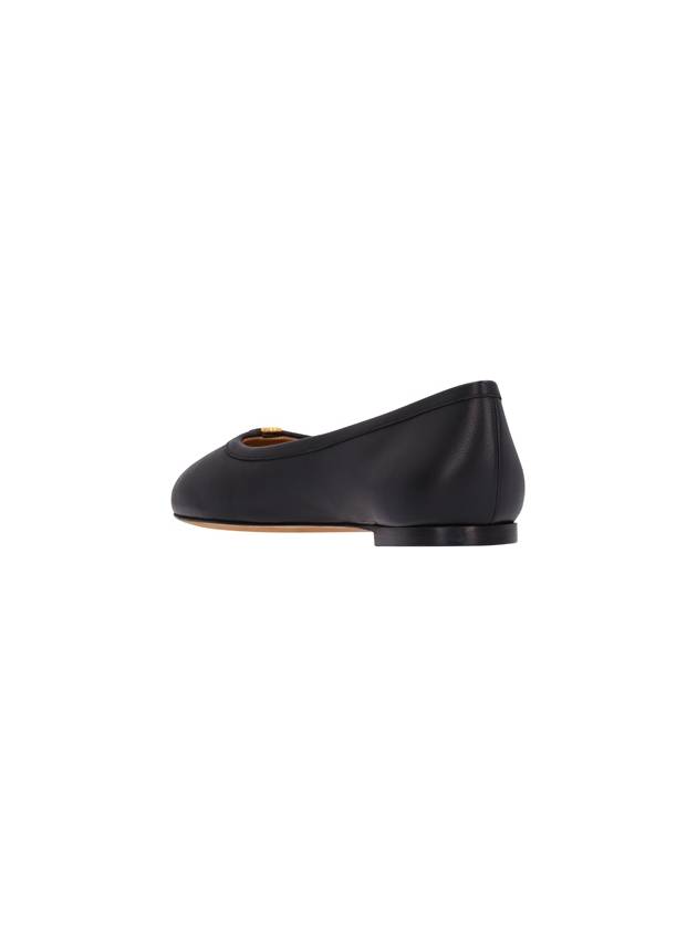 Marcie Leather Ballerina Flats Black - CHLOE - BALAAN 4