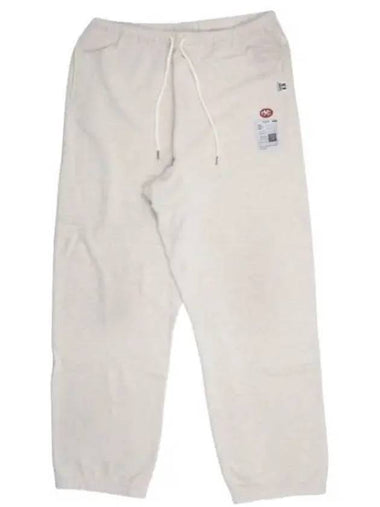 J13PT724 White Patch Logo Sweatpants - MIHARA YASUHIRO - BALAAN 1