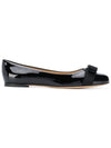 Women’s Varina Bellet Flats Black - SALVATORE FERRAGAMO - BALAAN 2