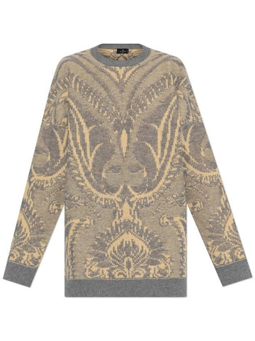 Etro Patterned Sweater, Women's, Grey - ETRO - BALAAN 1