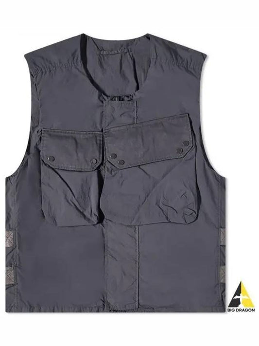 Mid Layer Cotton Vest Grey - TEN C - BALAAN 2