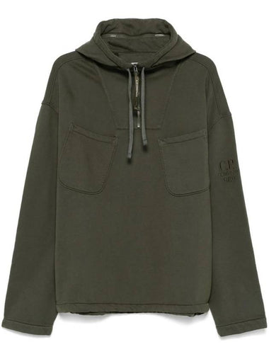 Brushed hooded sweatshirt 17CMSS022A006372G - CP COMPANY - BALAAN 1