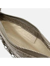 Rachel Croco Shoulder Bag GRIGIO 21PFRCLSMUDCCEMED - BY FAR - BALAAN 5