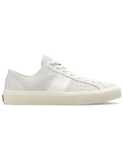 Suede Low Top Sneakers Marble Cream - TOM FORD - BALAAN 2