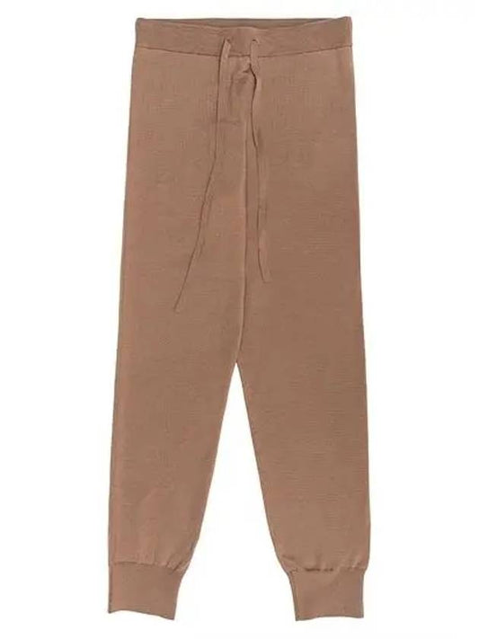 ELIA Wool Jogger Pants Camel ELIA 003 - MAX MARA - BALAAN 1