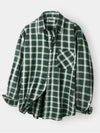 Flannel check shirt green - INDUST - BALAAN 8