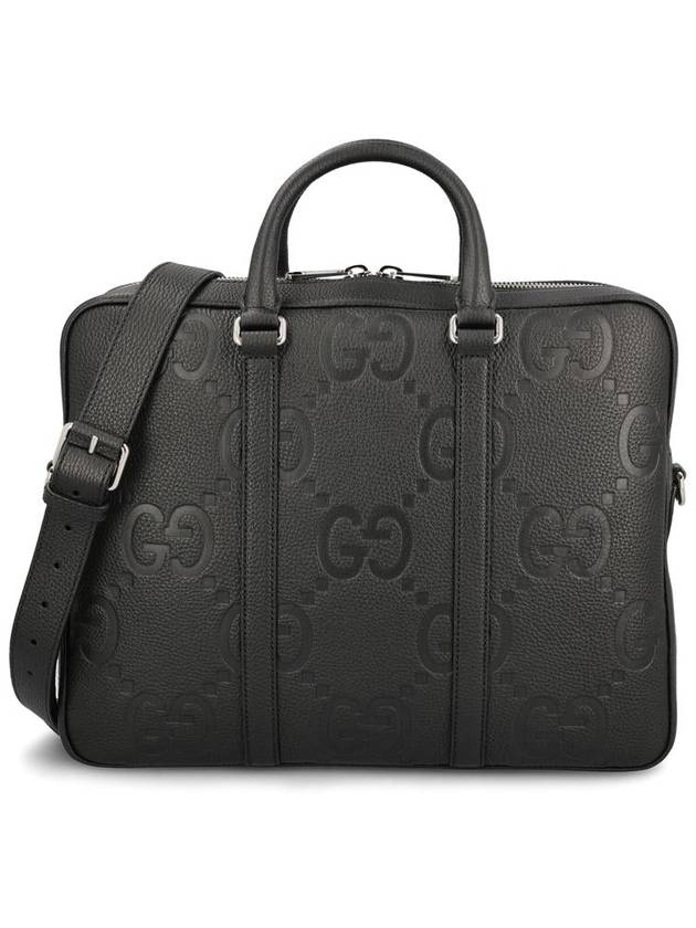 Jumbo GG Brief Case Black - GUCCI - BALAAN 2