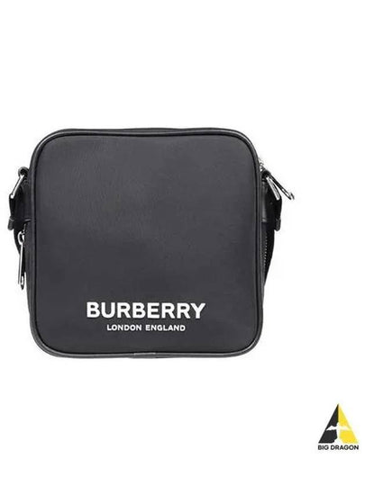 Logo Print Nylon Square Paddy Cross Bag Black - BURBERRY - BALAAN 2