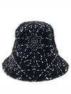 Season CC logo cloche bucket hat fur black aa7847 - CHANEL - BALAAN 1