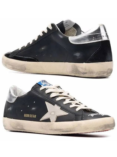 Superstar Low Top Sneakers Silver Black - GOLDEN GOOSE - BALAAN 2