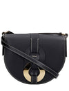 Daryl Small Saddle Shoulder Bag Black - CHLOE - BALAAN.