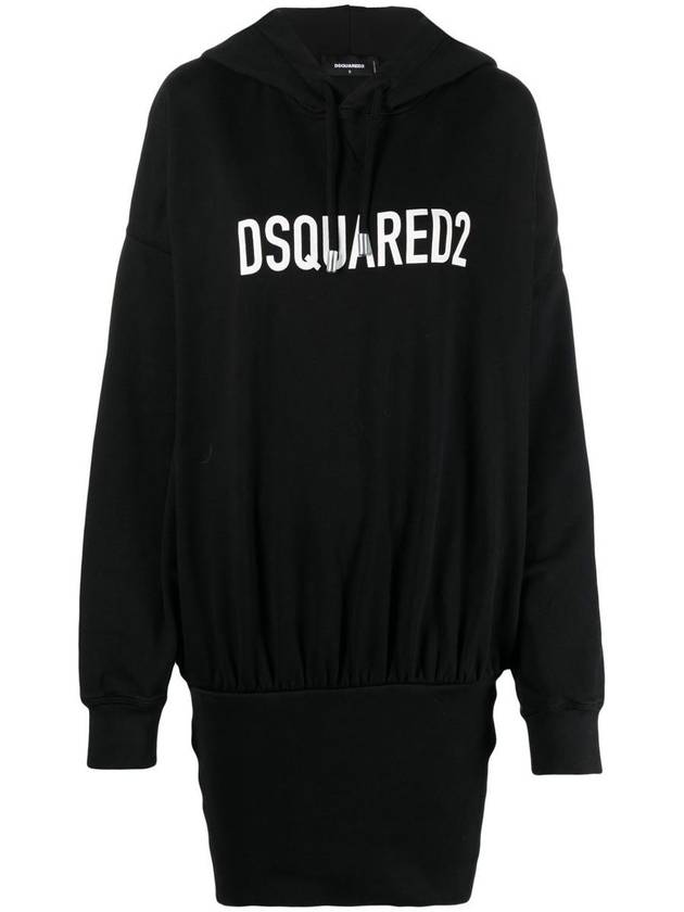 23 fw Logo Cotton Sweat Maxi Dress S75CV0617S25538900 B0710436499 - DSQUARED2 - BALAAN 2