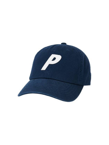 P 6Panel Cap Navy P 6Panel Navy - PALACE - BALAAN 1