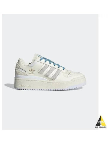 adidas Forum Bold Stripe W White Blue IF3623 - ADIDAS - BALAAN 1