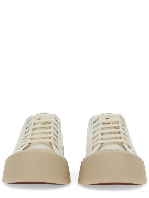 Pablo Platform Nappa Leather Low Top Sneakers Lilywhite - MARNI - BALAAN 5