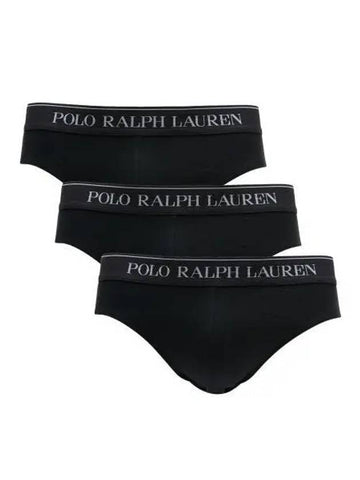 Low Rise Briefs 3 Pack Black - POLO RALPH LAUREN - BALAAN 1